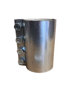 4 Bolt Galvanized Clamp With FDA Gasket