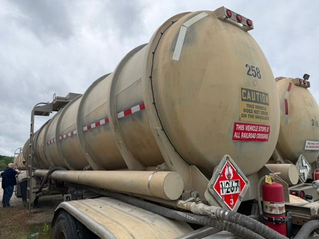 USED 2012 BRENNER 8820 GAL Crude TRAILER FOR SALE 133710