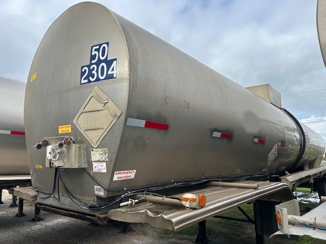 USED 1987 FRUEHAUF 7000 GAL Chemical TRAILER FOR SALE 133750