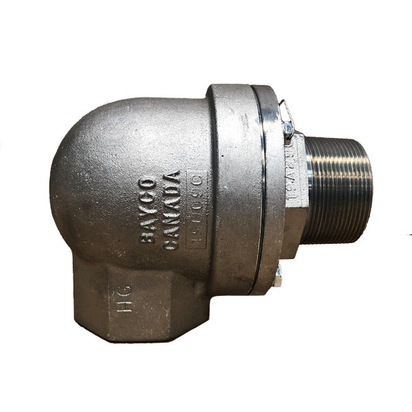 2" Vacuum Relief Valve Male Outlet, 15 PSI