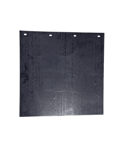 24" x 24" Black Polypropylene Mudflap