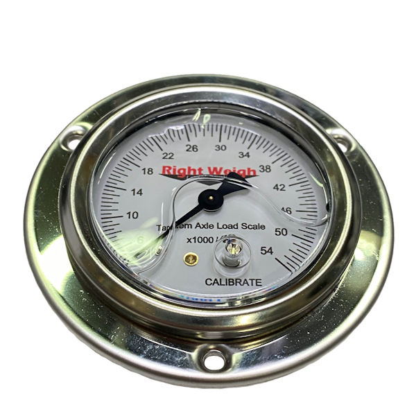 Right Weigh 250 Series (Exterior Analog &ndash; 2.5&Prime;) 0-54 PSI Gauge
