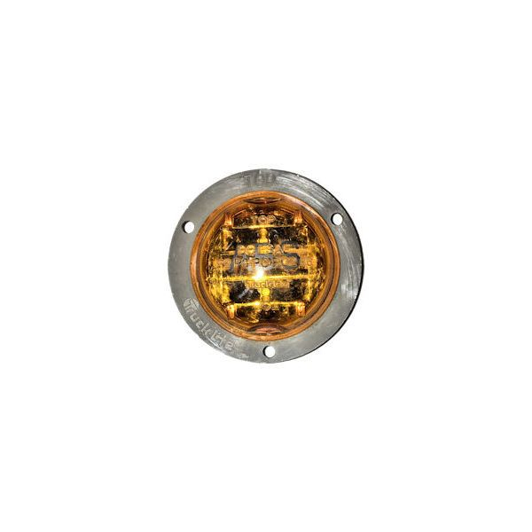 2 In. Yellow Abs Light, Flange Included