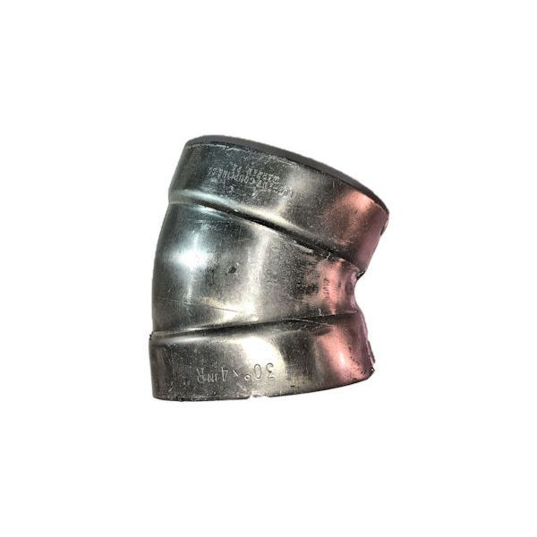 TANK RAILER ALUMINUM BEND, BELLED, 4", SHORT RADIUS