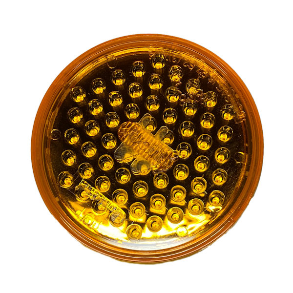 LIGHT, 4", LED, YELLOW, 3 PRONG