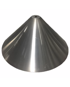 33" Weld On 45-Degree Aluminum Hopper Cone