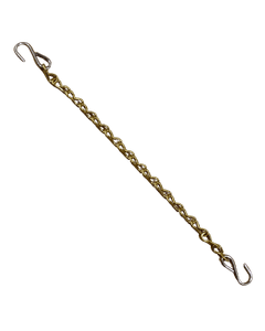 12" Brass Camlock Chain