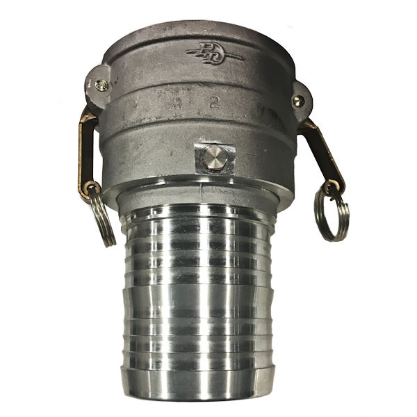 3" Aluminum Swivel Coupler X Hose Shank