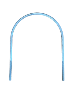 7" U-Bolt, Zinc Plated