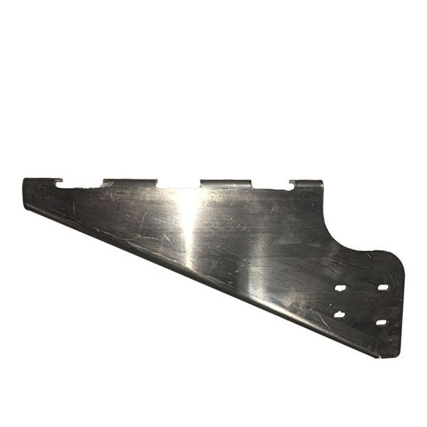Fender Bracket, Aluminum, Center/Right, Groove Down