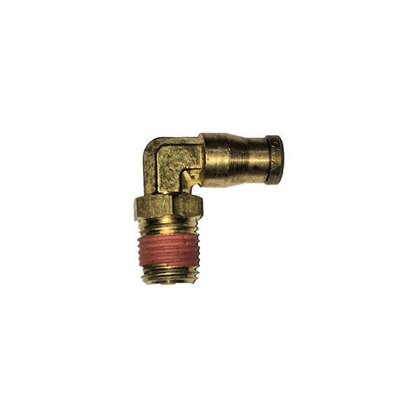 Air Hose Fitting, Push-On, 90 Deg Swivel 1/4 In. X 3/8"