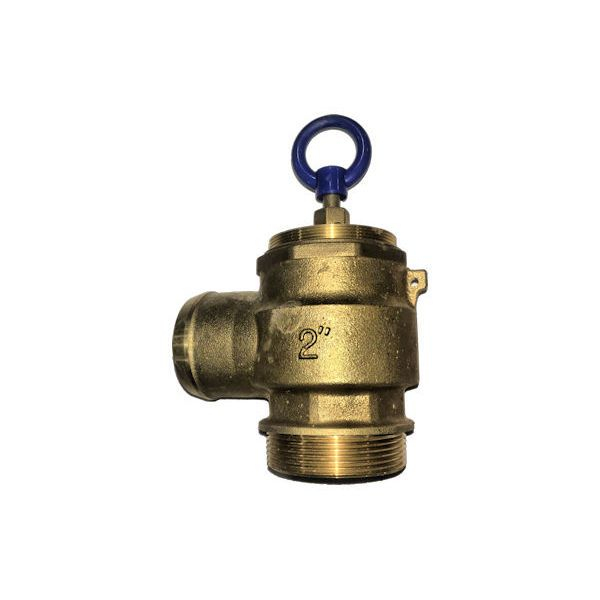 2" Pressure Relief Valve, Brass - MNPT