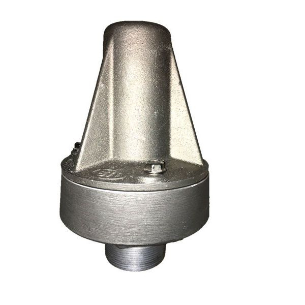BTI 2" Male Thread Dry Bulk Relief Valve, 18 PSI