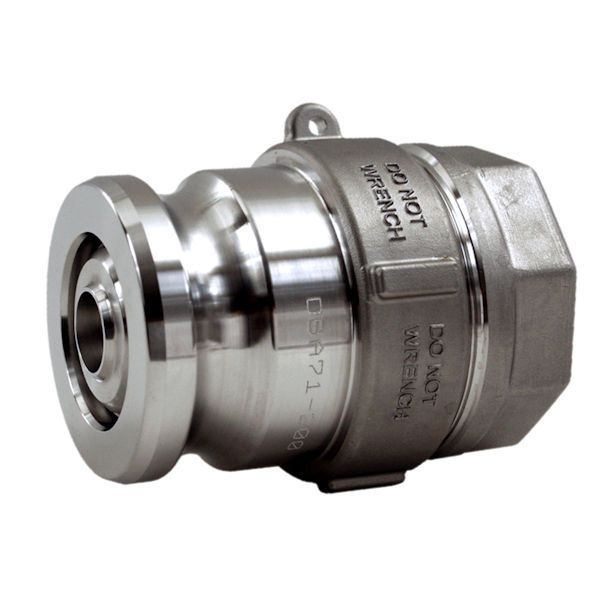 2" Female NPT X 2.5" Male Adapter, FKM
