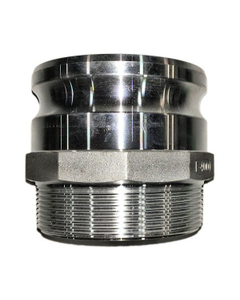 3" Aluminum Type F Adapter X Male NPT
