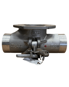5" Aluminum Bottom Drop Tee, Plain X Plain