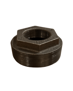 4" Male Thread X 2" Female Thread Iron Bushing