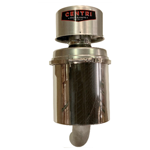 Polished SS Filter Canister, Pressure Only, Bottom Outlet