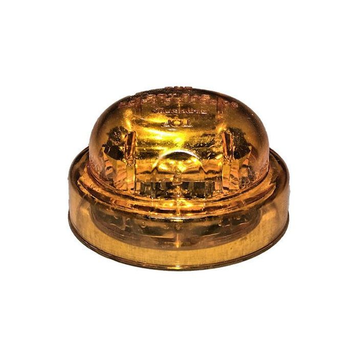 2 In. Yellow Led Light, Prong, Trucklite