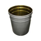5 Gallon Metal Bucket Lined