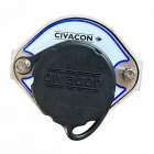 API Optic Pattern Socket, 3 J-Slots with 6 Pins (Blue)