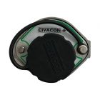 API Thermistor Pattern Socket, 4 J-Slots with 10 Pins (Green), with Ground Wire