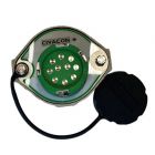API Thermistor Pattern Socket, 4 J-Slots with 10 Pins (Green)