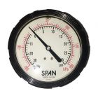Span Tanker Trailer 3.5 In. Backport Gauge, -30Hg X 30 PSI