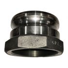 4" Male Adapter X Female NP Thread, Ductile