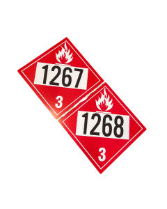 1267/1268 Rigid Vinyl Placard