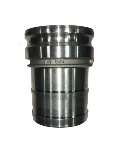 5" Aluminum Male Adapter X Hose Shank