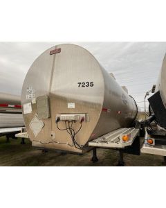 USED 1991 HEIL 6000 GAL 1 CMPT CHEMICAL TRAILER FOR SALE