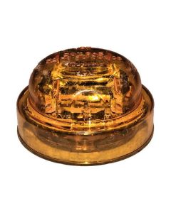 2.5 In. Yellow Led Marker Light, Flange