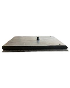 50" Long X 35.75", 3/8" Steel Upper Coupler C-C, 2" Bolt Holes