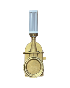 6″ Brass Gate Piston Valve