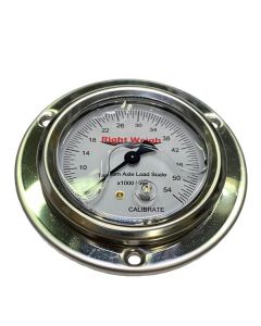 Right Weigh 250 Series (Exterior Analog – 2.5″) 0-54 PSI Gauge
