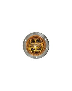 2 In. Yellow Abs Light, Flange Included