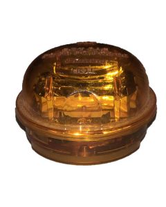 2" LED, Yellow Round, 8 Diode, Marker Clearance Light