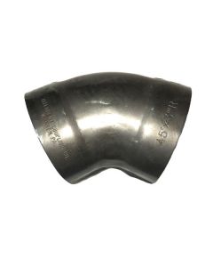 3 In. Steel Belled 45 Degree Elbow, Short Radius