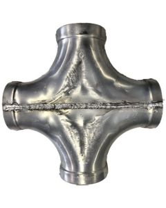 3" Long Radius Aluminum Cross Pipe