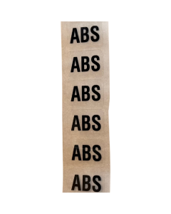 Label ABS 50/Roll Black Ink