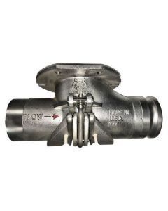 5" BTI Sand Hog Bottom Drop Tee, Plain X Adapter