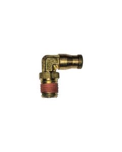 Air Hose Brass Fitting, 90 Degrees 1/4"