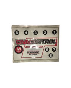 Civacon Civacontrol Label Sheet