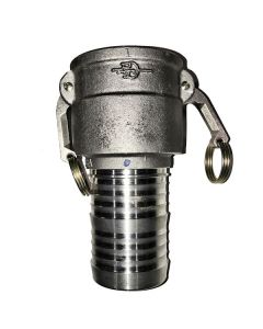 3" Coupler Swivel X Hose Shank, Aluminum