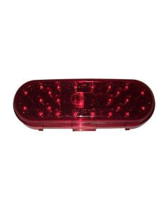 60 Series, LED, Red, Oval, Stop/Turn/Tail