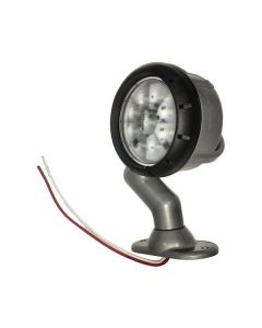 Round LED Work Light, Pedestal-Mount Swivel 450 Lumen 6.20″X8.60″ Multi-Volt