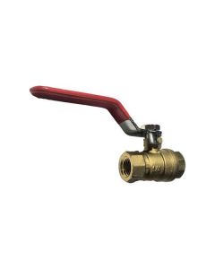1/4" NPT Threaded PN25 Brass Full Port Ball Valve, 600 WOG