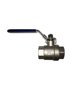 3/4" NPT Threaded Stainless Steel Full Port Ball Valve, 1000 WOG