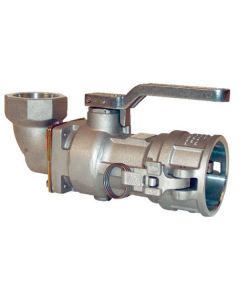 2.5" Bayloc® Dry Disconnect Coupler x 2" 90° Swivel Female NPT